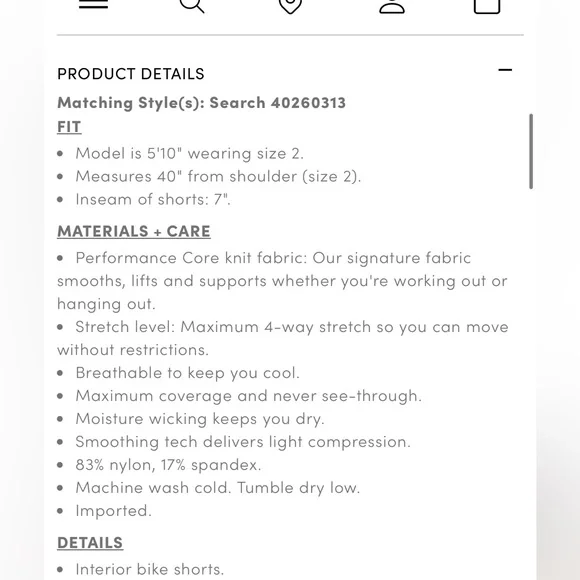 Performance Core Black Wrap Waist Skirt 1X. NWOT - Picture 7 of 7